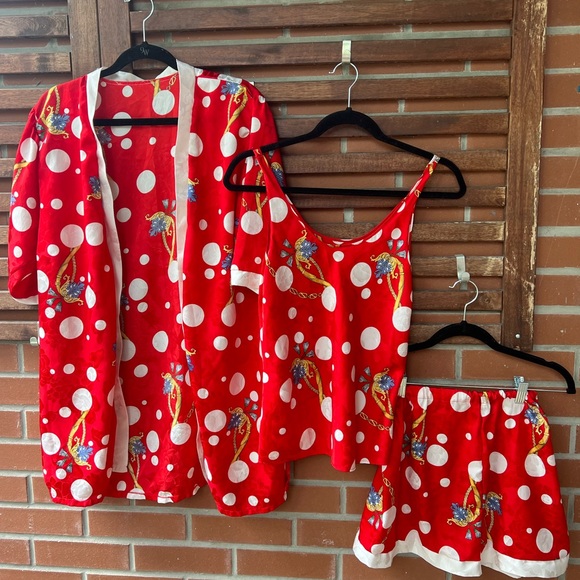 🚨SOLD🚨Matching red nautical 3 piece matching set top, tank & shorts - Picture 2 of 9